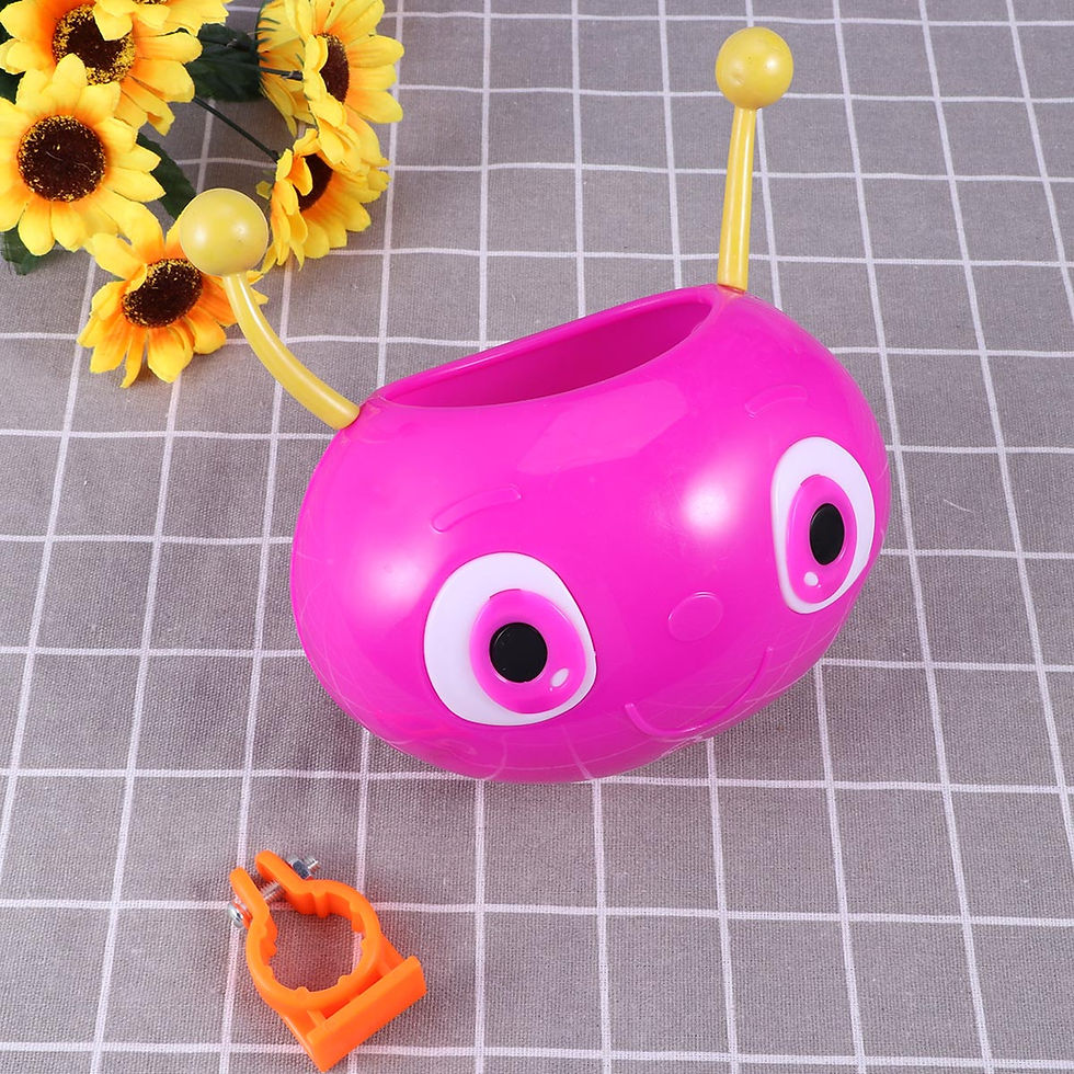 Miniatura: Children Scooter Cartoon Basket Cycling Basket Bike Accessories Girl Scooter Sto