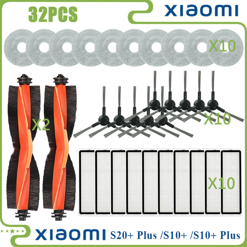 Miniatura: For Xiaomi Robot Vacuum S20+ Plus B108GL/ S10+ Plus B105 Parts Main Roller Side 