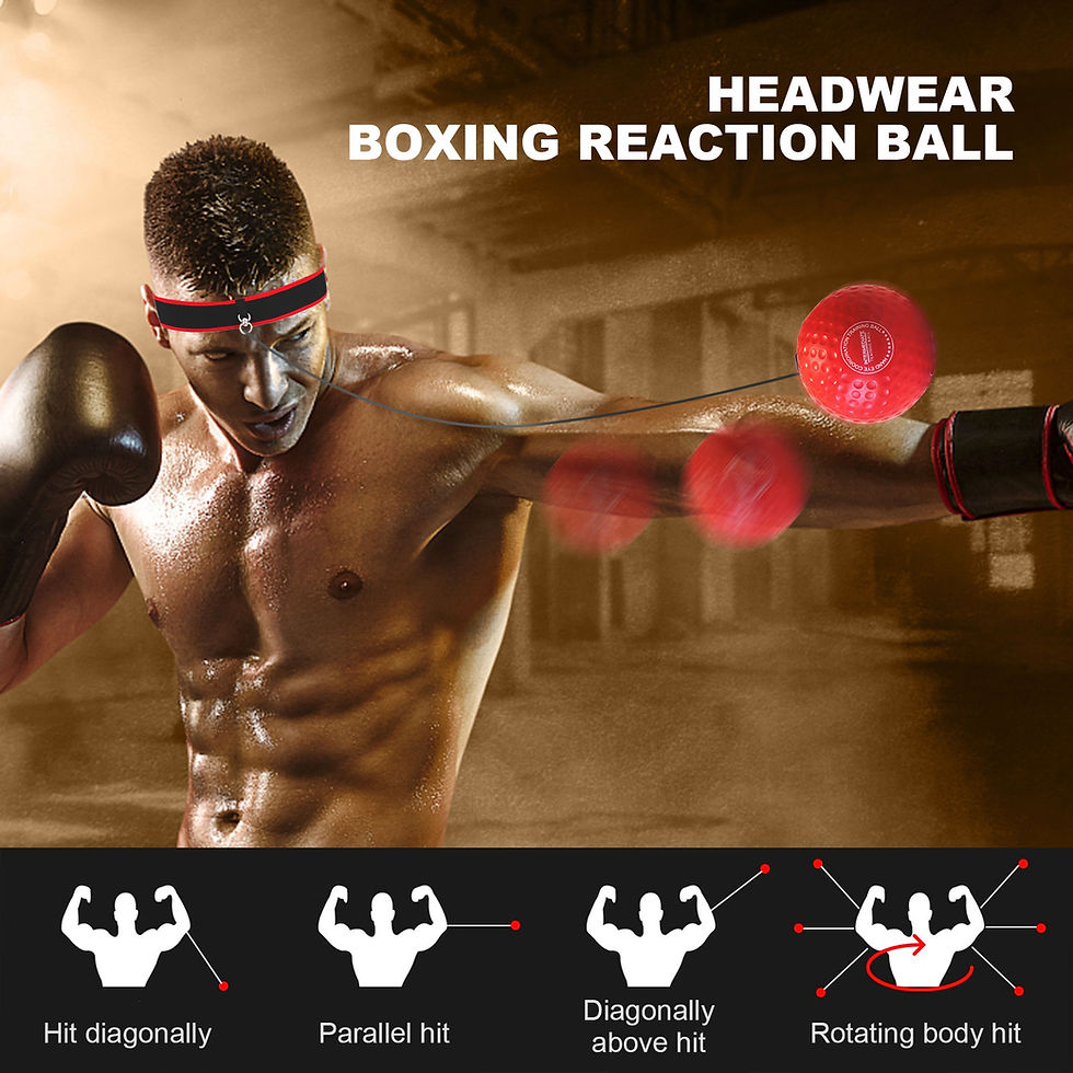 Miniatura: Boxing Reflex Ball Head Band Head-mounted Boxing Speed Ball Sanda Combat Trainin