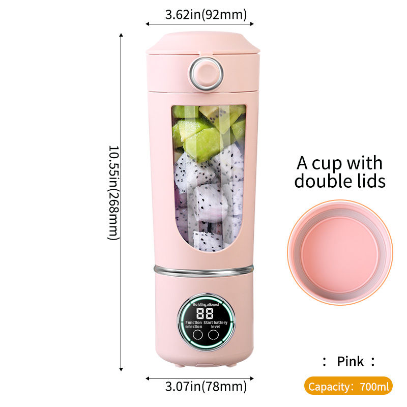 Miniatura: USB Rechargeable Portable Juicer for Juicer Kitchen Helper, Mini Ice Crusher， 