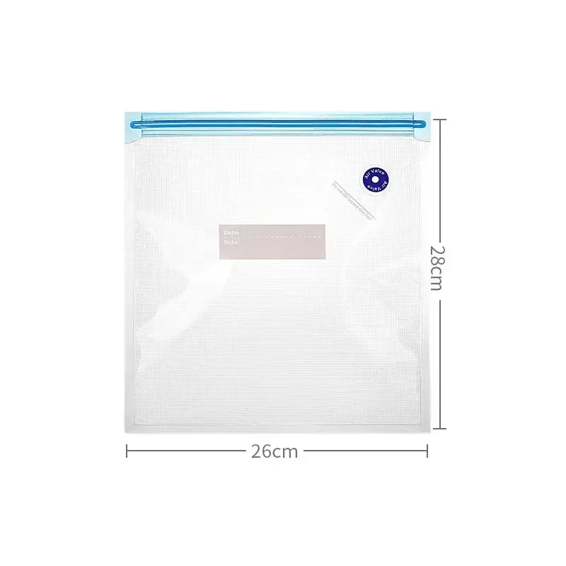Miniatura: Vacuum Food Storage Zipper Bags Reusable BPA-Free Sous Vide Bags with Vacuum Han