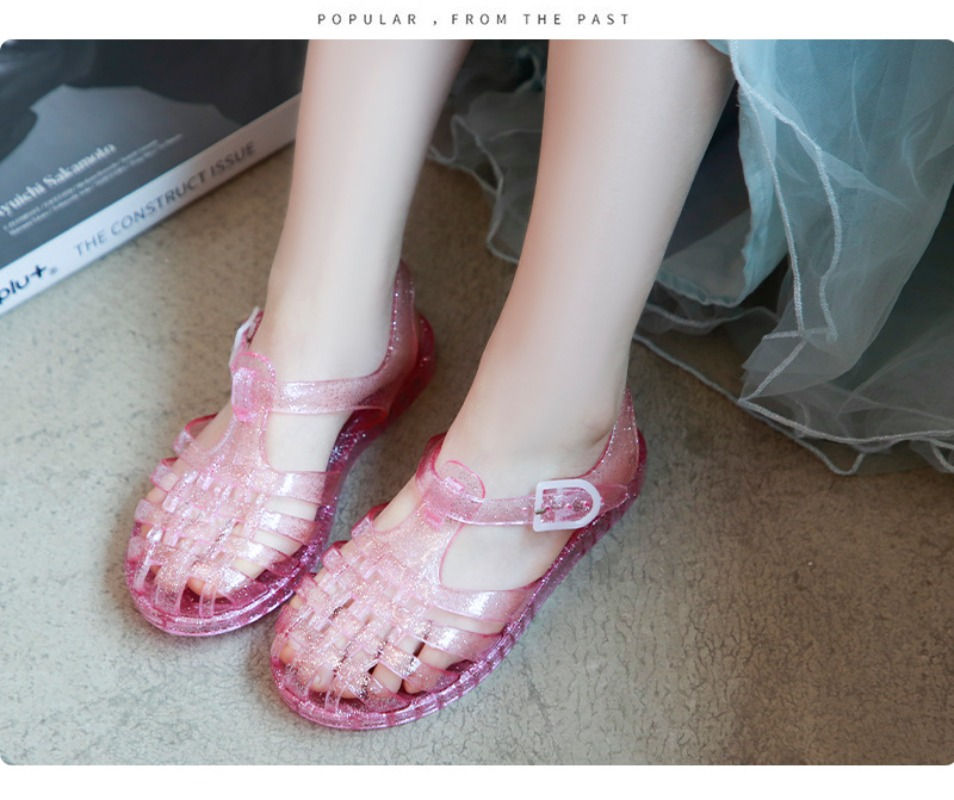 Miniatura: Summer New Sandal Princess Crystal Shoes Boy Girl Children Cave Shoe Kid Jelly G