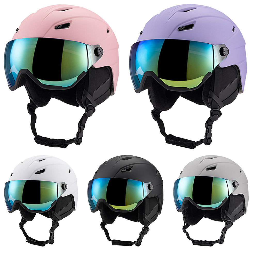 Miniatura: Winter Skiing Helmet With Goggles PC EPS Integrally Molded Outdoor Ski Helmet Pr