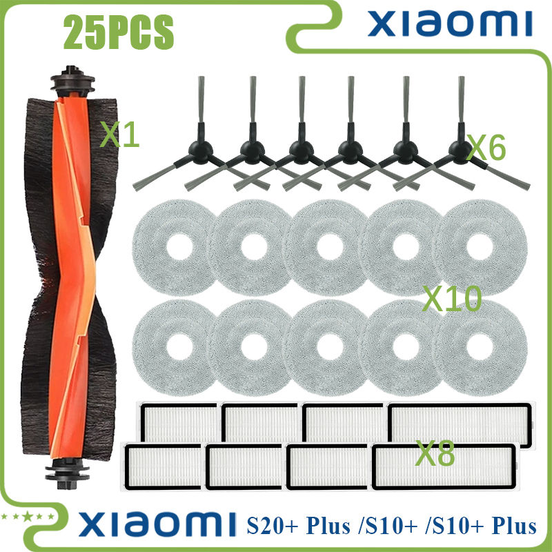 Miniatura: For Xiaomi Robot Vacuum S20+ Plus B108GL/ S10+ Plus B105 Parts Main Roller Side 