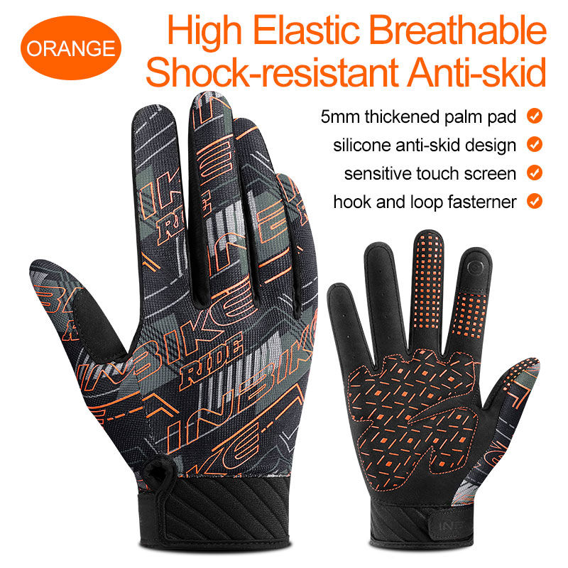 Miniatura: INBIKE Cycling Gloves For Men Bicycle Mountaineering Ski Gym Sports Full Finger 
