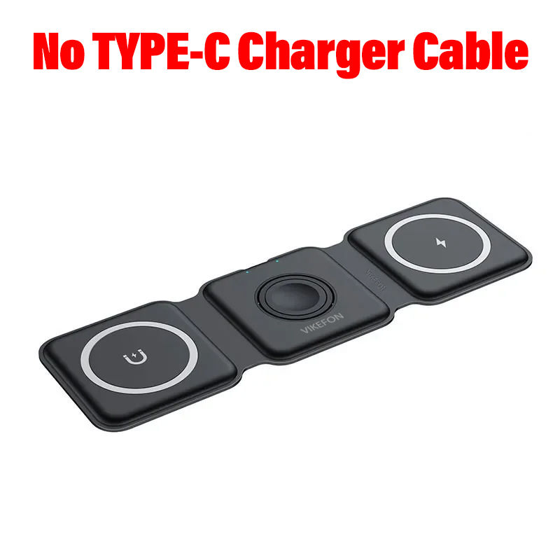 Miniatura: 3 in 1 Magnetic Portable Wireless Charger Pad for iPhone 15 14 13 12 Pro Max App