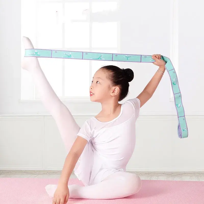 Miniatura: 8 Dance Training Segmented Band Stretching Belt for Ballet Dance Gymnastics Pila