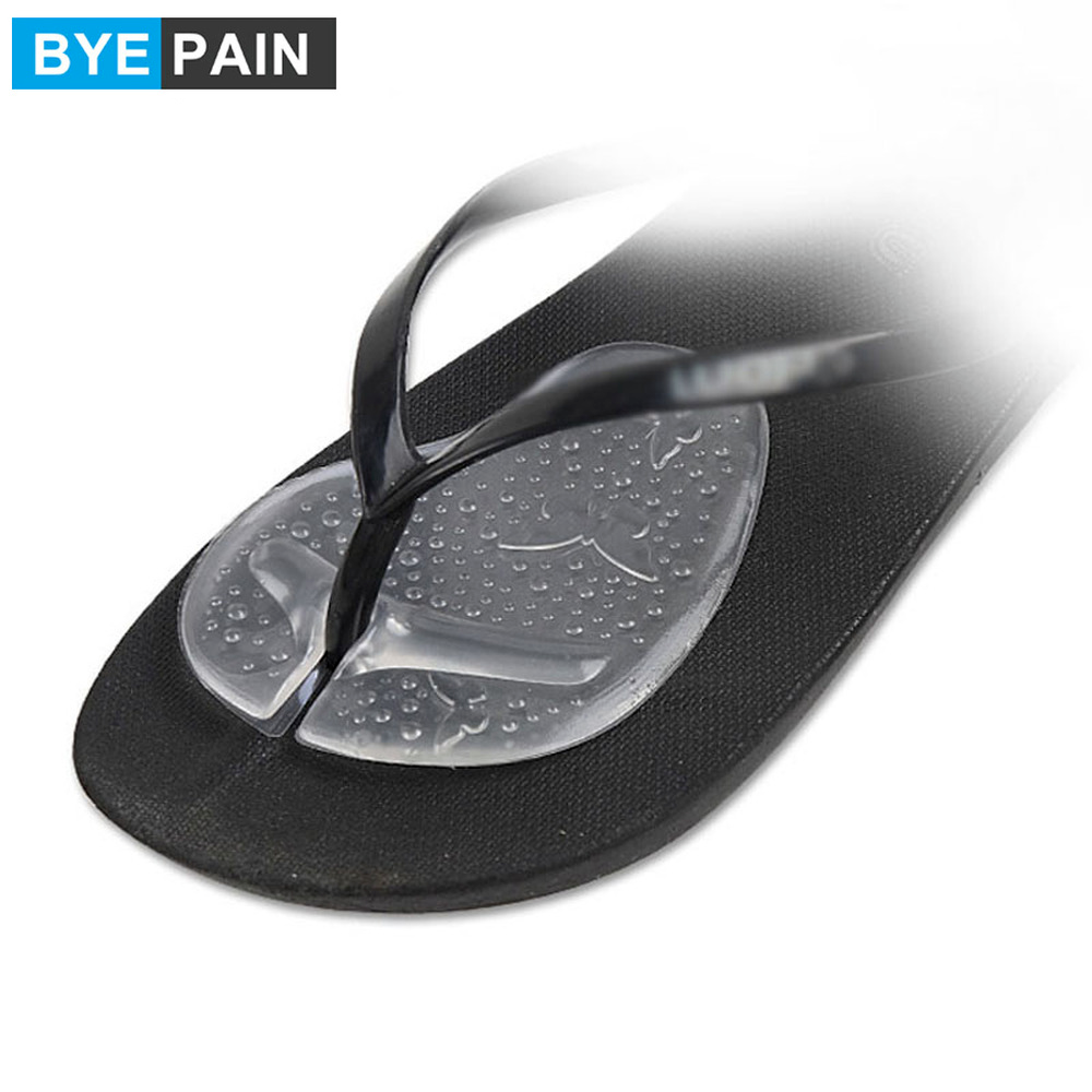 1Pairs Soft Flip Flop Gel Cushions Pad Toe Protectors for Thong Sandal Inserts G