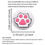Miniatura: 1-8Pcs Cat Paw Donut PVC Footprint Shoes Charms Fashion Sandal Decorations Clog 