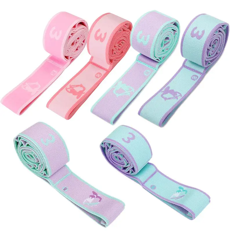 Miniatura: 8 Dance Training Segmented Band Stretching Belt for Ballet Dance Gymnastics Pila