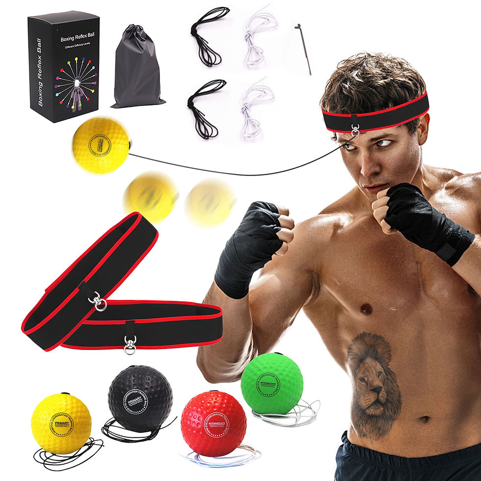 Miniatura: Boxing Reflex Ball Head Band Head-mounted Boxing Speed Ball Sanda Combat Trainin