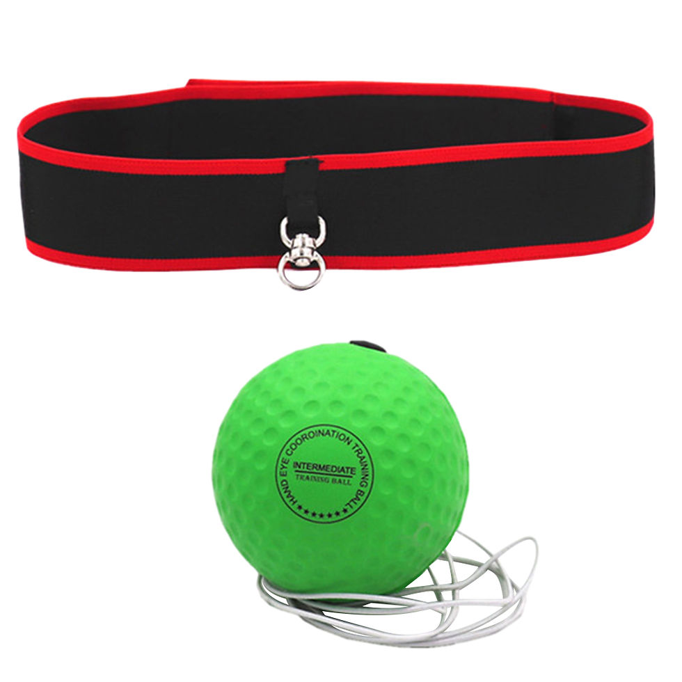 Miniatura: Boxing Reflex Ball Head Band Head-mounted Boxing Speed Ball Sanda Combat Trainin