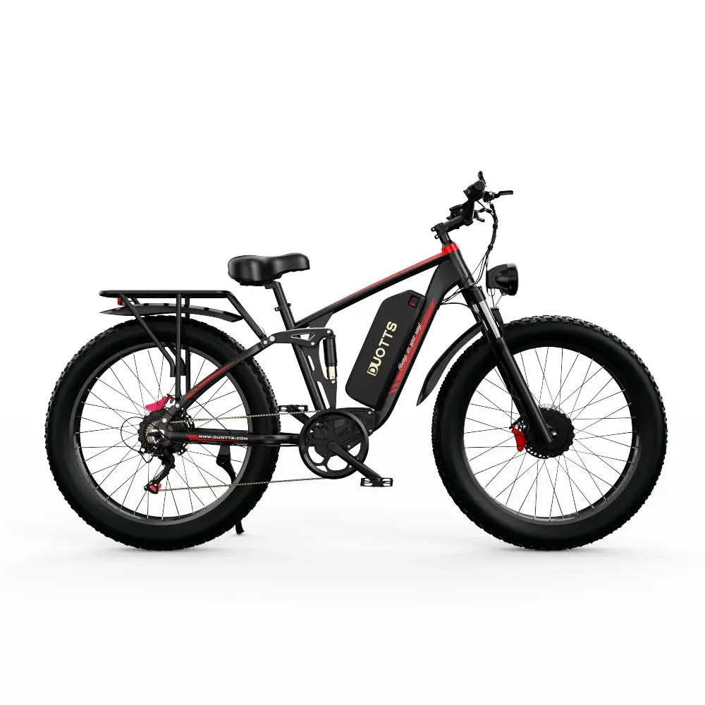 DUOTTS S26 E Bike 1500W Dual Motor 48V20AH Battery Snow Electric Bicycle Hydraul