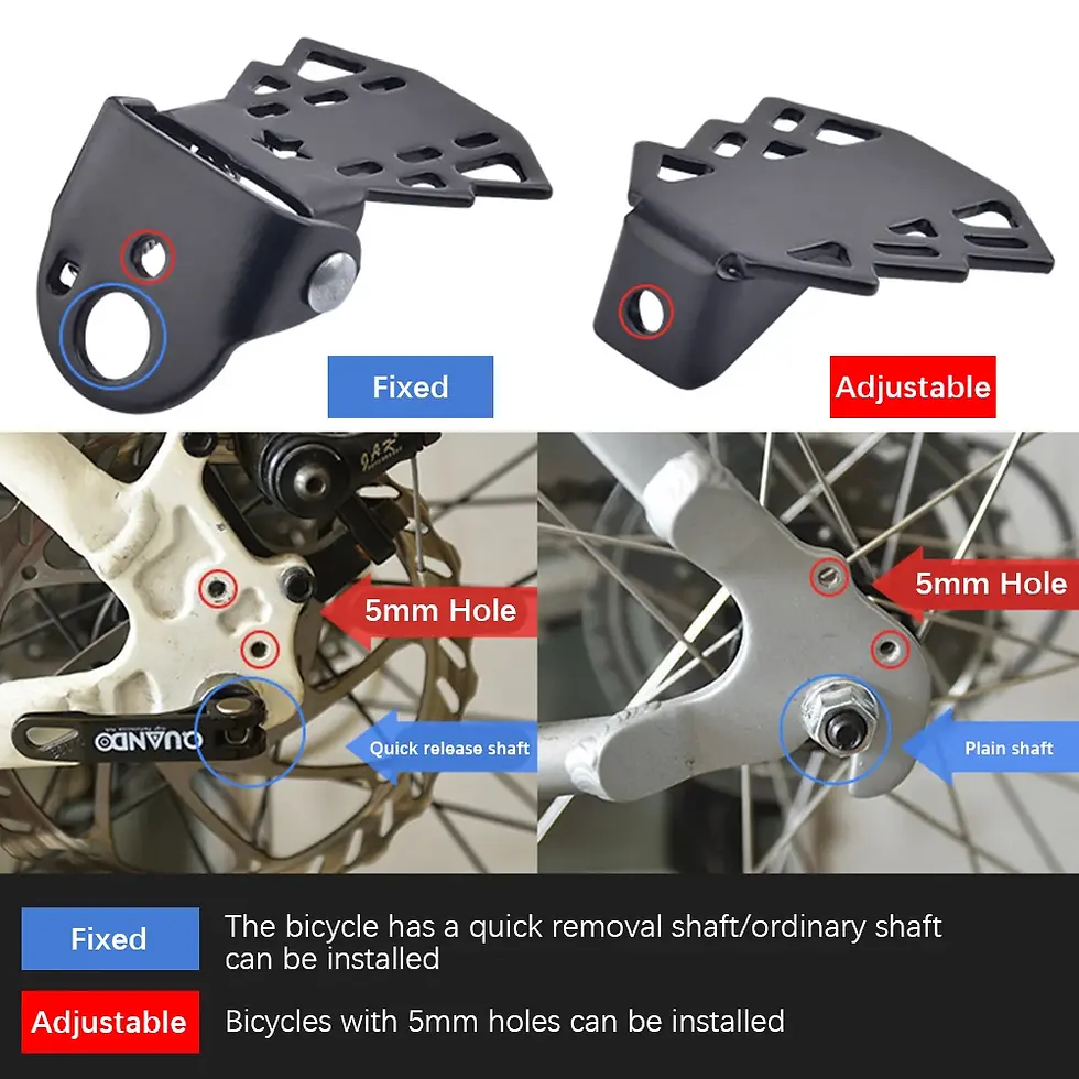 Miniatura: 1 Pair Bike Rear Fold Pedal Road Manganese Steel Folding Footrests Rear Wheel Ma