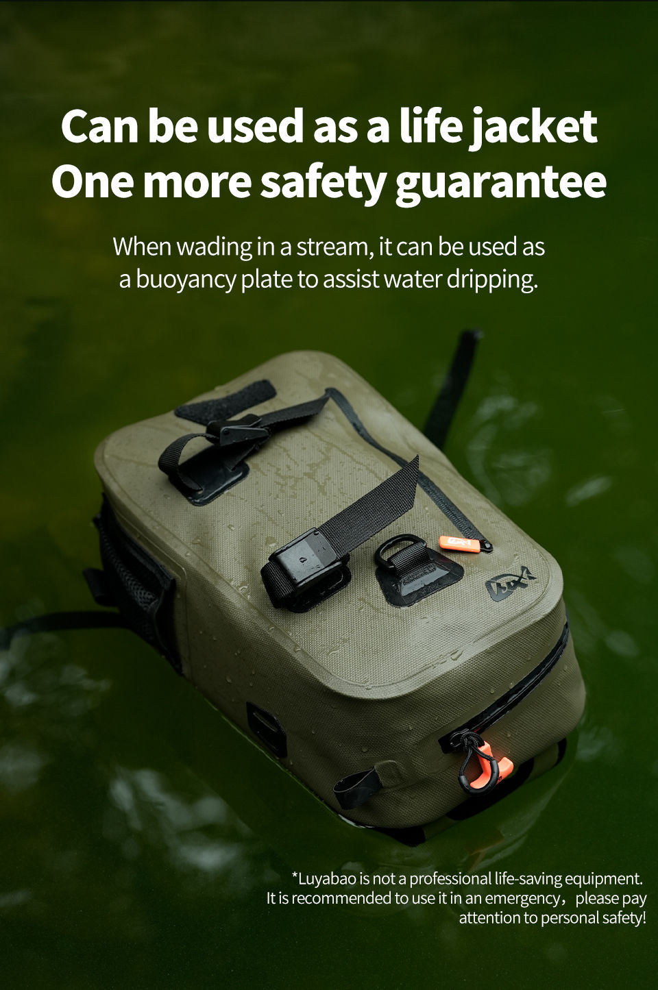 Miniatura: LINNHUE Fishing Shoulder Bag Fishing Tackle Waterproof Bag Outdoor Capacity Fish