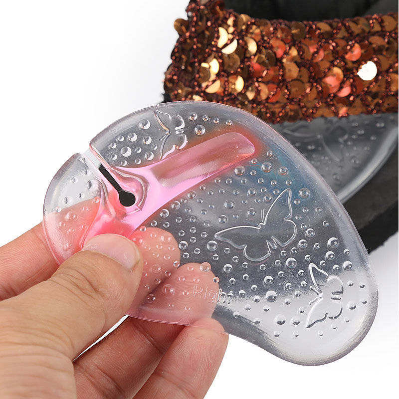 Miniatura: 1Pairs Soft Flip Flop Gel Cushions Pad Toe Protectors for Thong Sandal Inserts G
