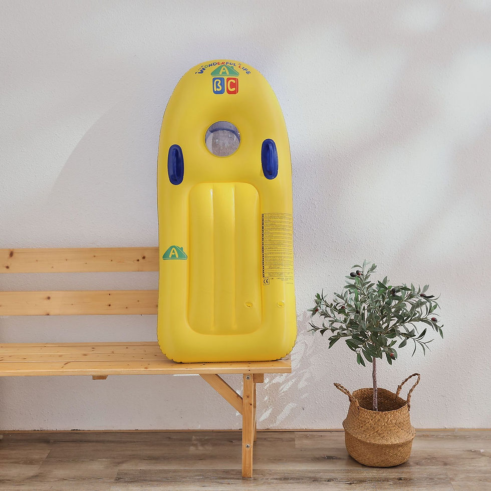 Miniatura: Surfboard for children, inflatable and thickened water play float with handle, f