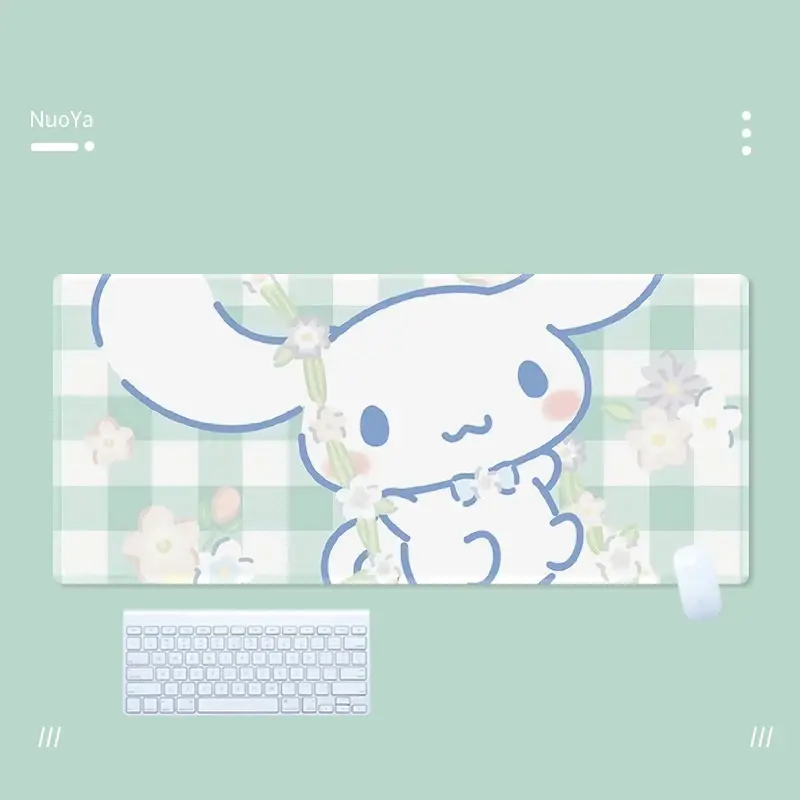 Miniatura: Cinnamoroll Mouse Pad anime Kawaii Large Mat Gaming Kuromi Mousepad Gamer Stitch