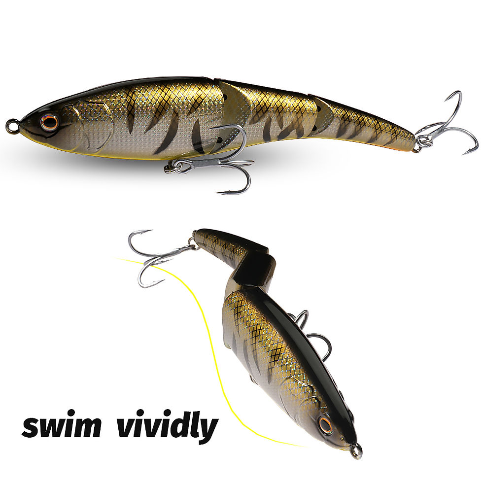 Miniatura: Swimbait 37g 14.5cm Multi Joint Lure Slow Sinking Pencil Metal Joints VIB Pesca 