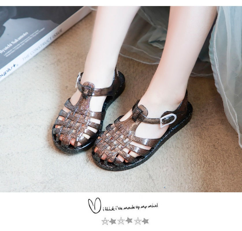 Miniatura: Summer New Sandal Princess Crystal Shoes Boy Girl Children Cave Shoe Kid Jelly G