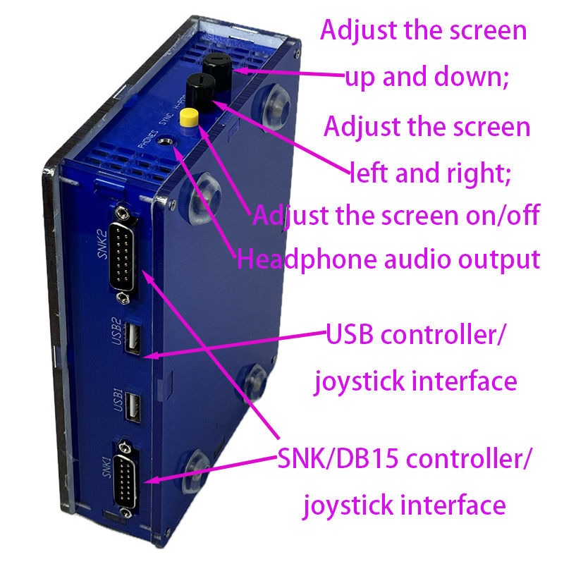 Miniatura: JAMMA to USB Joypad & SNK DB15 Gamepad Super CBOX V4.0 With External Converter F