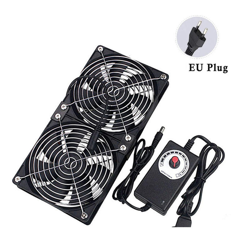 Miniatura: 220V Exhaust Fan Multifunctional with Remote Control Cooling Fan Chassis Worksta