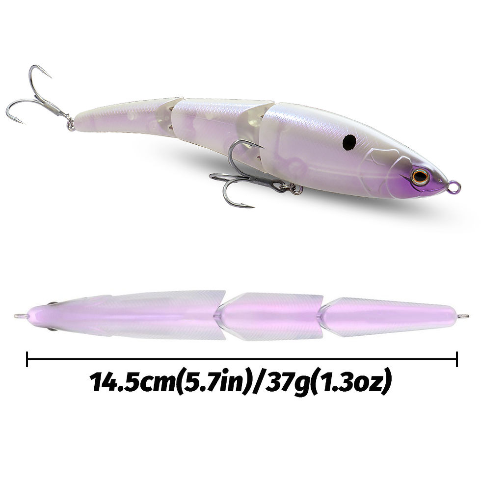 Miniatura: Swimbait 37g 14.5cm Multi Joint Lure Slow Sinking Pencil Metal Joints VIB Pesca 