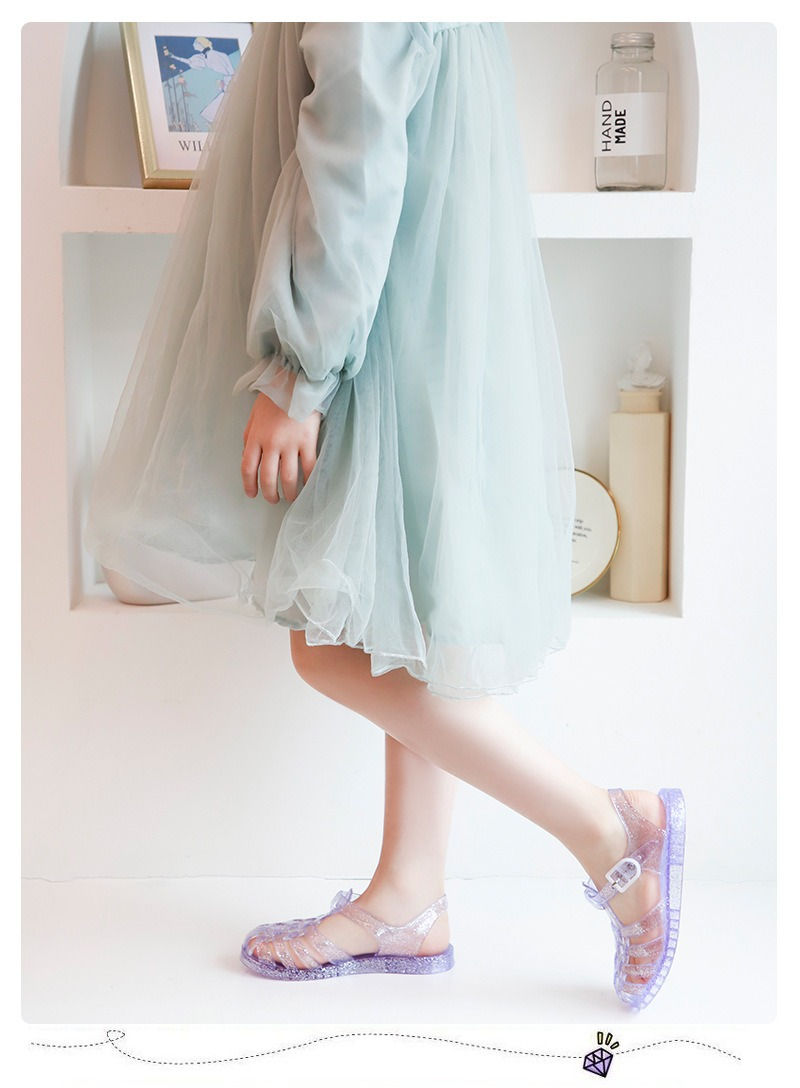 Miniatura: Summer New Sandal Princess Crystal Shoes Boy Girl Children Cave Shoe Kid Jelly G