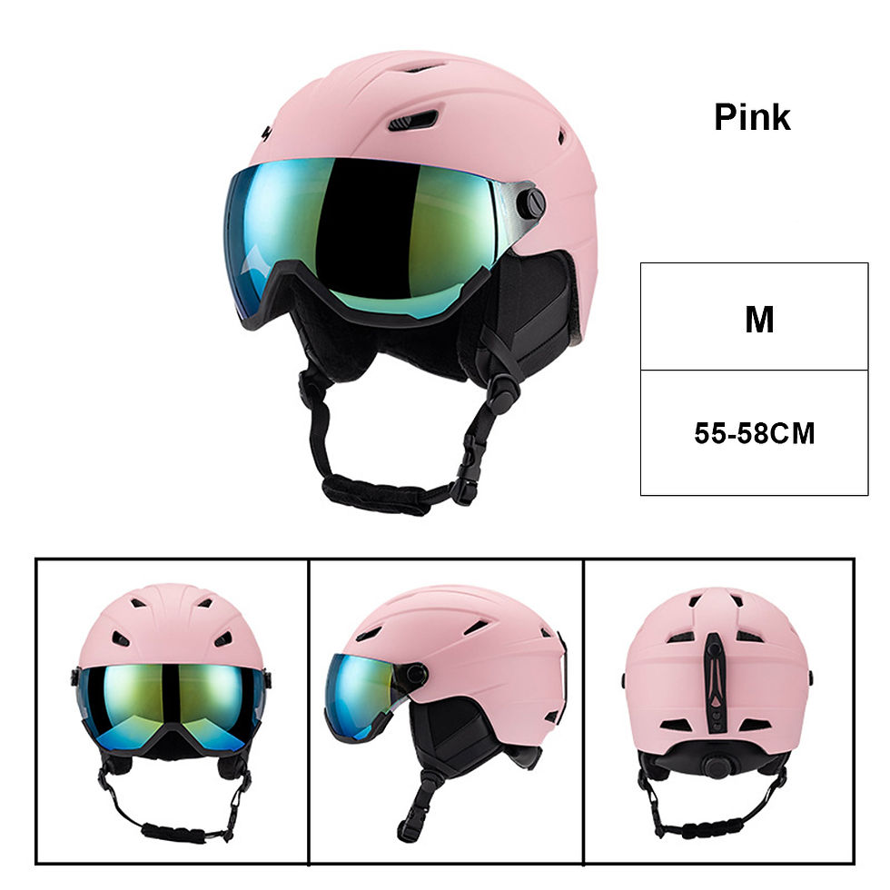 Miniatura: Winter Skiing Helmet With Goggles PC EPS Integrally Molded Outdoor Ski Helmet Pr