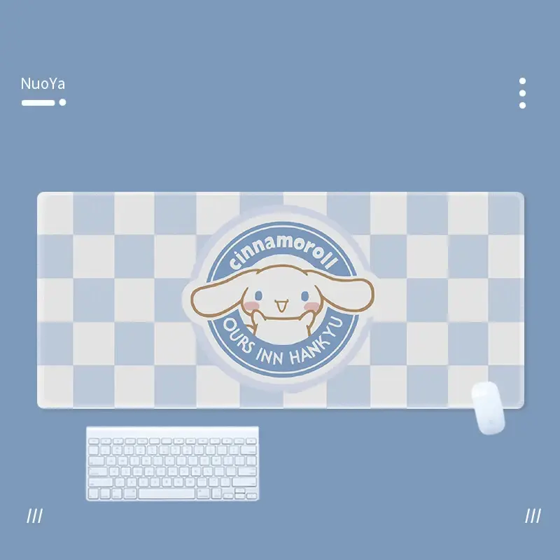 Miniatura: Cinnamoroll Mouse Pad anime Kawaii Large Mat Gaming Kuromi Mousepad Gamer Stitch