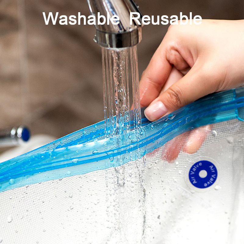 Miniatura: Vacuum Food Storage Zipper Bags Reusable BPA-Free Sous Vide Bags with Vacuum Han