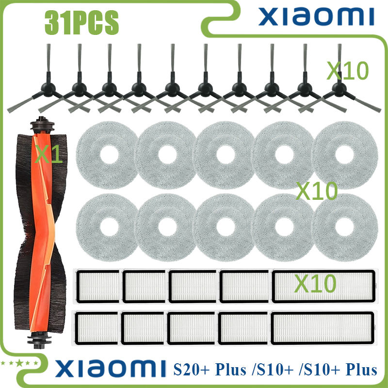 Miniatura: For Xiaomi Robot Vacuum S20+ Plus B108GL/ S10+ Plus B105 Parts Main Roller Side 