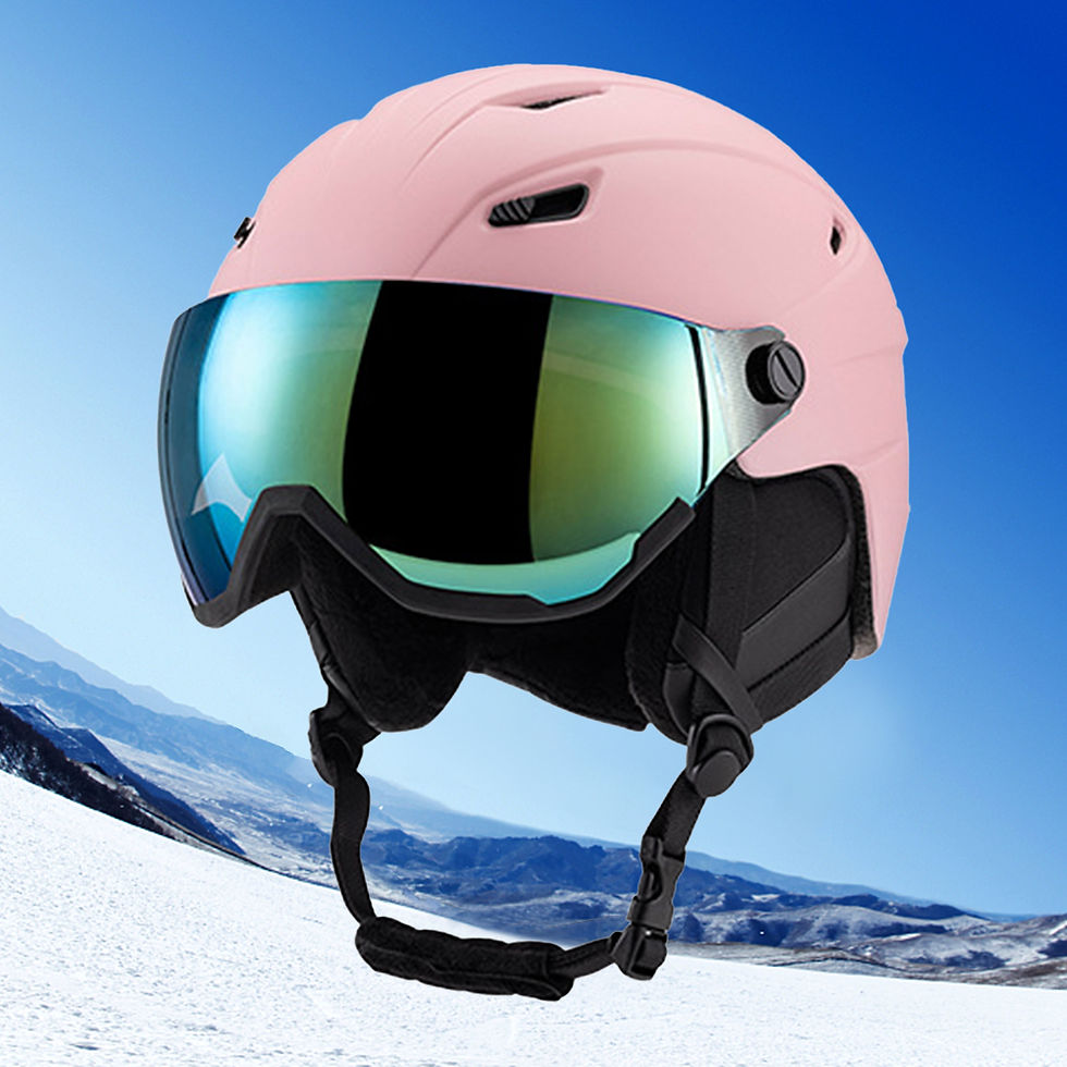 Miniatura: Winter Skiing Helmet With Goggles PC EPS Integrally Molded Outdoor Ski Helmet Pr