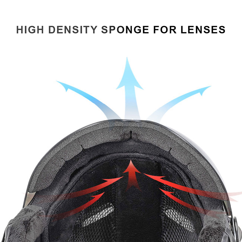 Miniatura: Winter Skiing Helmet With Goggles PC EPS Integrally Molded Outdoor Ski Helmet Pr