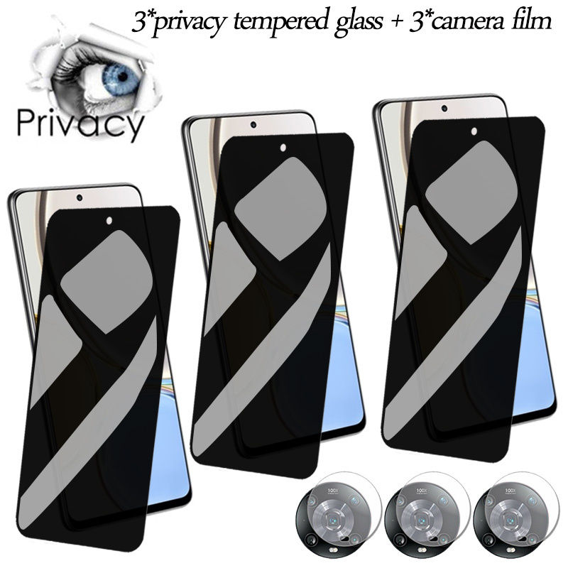 Miniatura: privacy glass, anti spy protective glass for honor magic4 lite 5g antiespia hono
