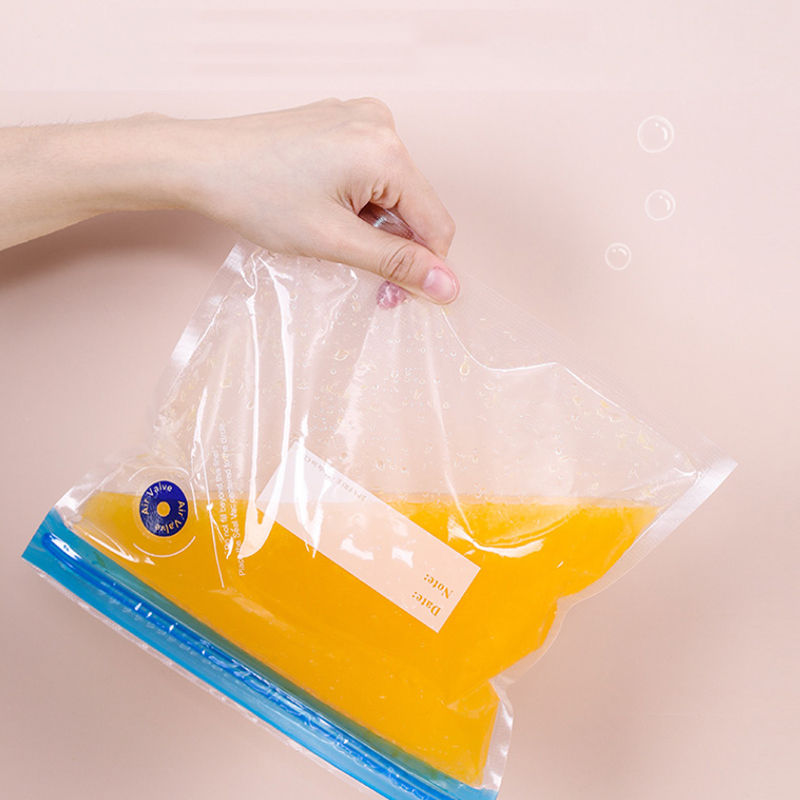 Miniatura: Vacuum Food Storage Zipper Bags Reusable BPA-Free Sous Vide Bags with Vacuum Han