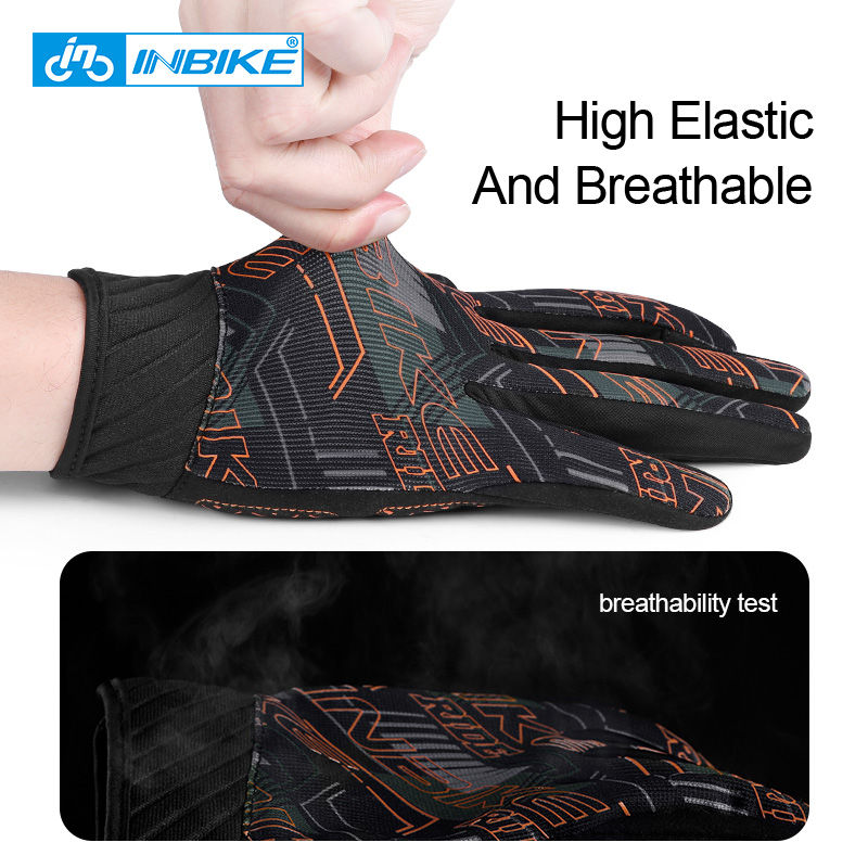 Miniatura: INBIKE Cycling Gloves For Men Bicycle Mountaineering Ski Gym Sports Full Finger 