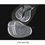 Miniatura: 1Pairs Soft Flip Flop Gel Cushions Pad Toe Protectors for Thong Sandal Inserts G