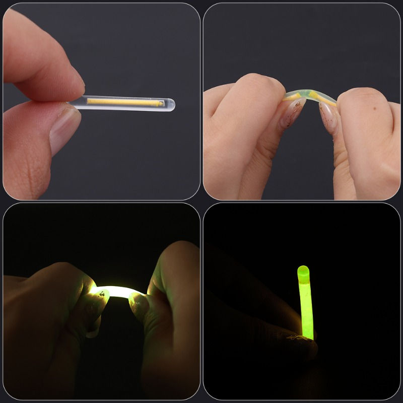 Miniatura: 2.5/4.5mm Fireflies Fluorescent Lightstick Light Fishing Float Rod Lights Dark G