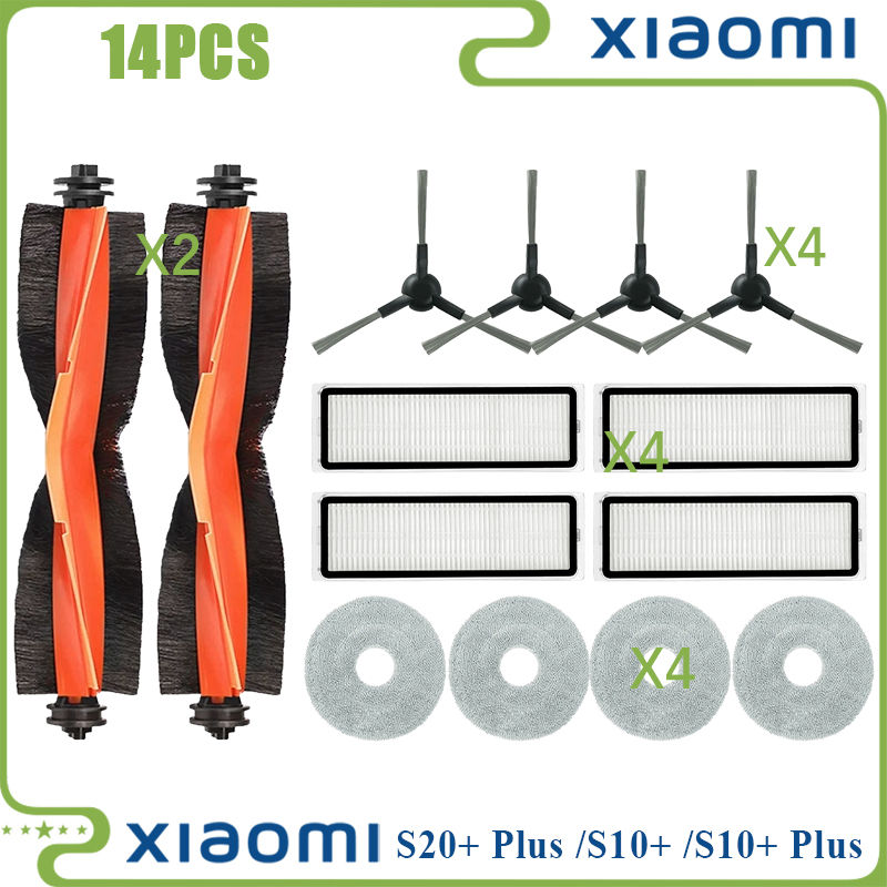 Miniatura: For Xiaomi Robot Vacuum S20+ Plus B108GL/ S10+ Plus B105 Parts Main Roller Side 