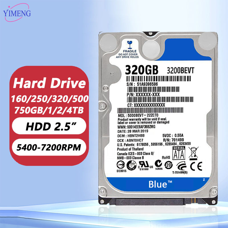 Miniatura: 160GB 250GB 320GB 500GB 750GB Internal Hard Disk Drive SATA2 5400RPM-7200RPM 1TB