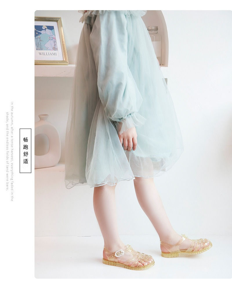 Miniatura: Summer New Sandal Princess Crystal Shoes Boy Girl Children Cave Shoe Kid Jelly G