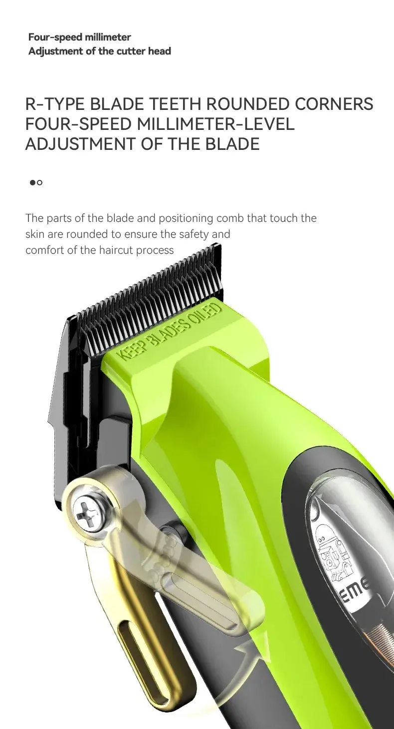 Miniatura: Kemei 2035 Hair Clipper Barber Professional Beard Hair Trimmer For Men Magnetic 