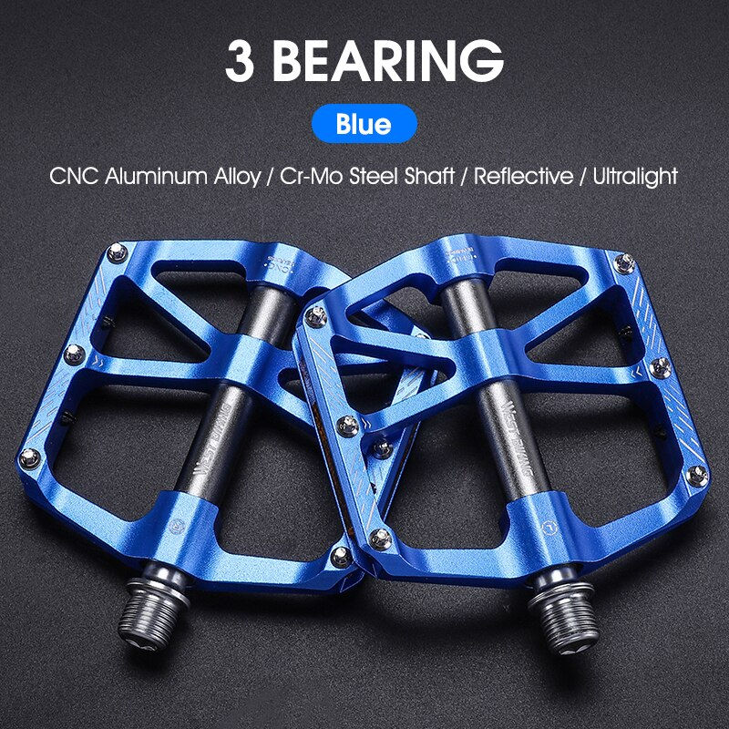 Miniatura: WEST BIKING CNC 3 Bearing Bicycle Pedals Ultralight BMX MTB Road Bike Pedals Non