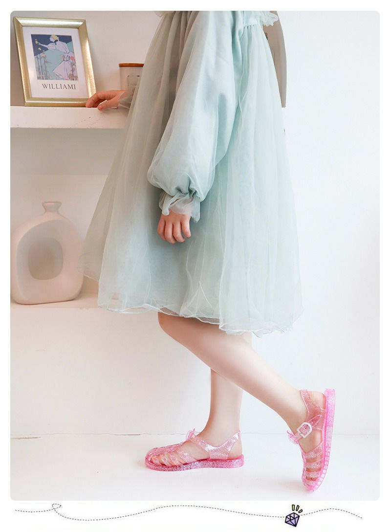 Miniatura: Summer New Sandal Princess Crystal Shoes Boy Girl Children Cave Shoe Kid Jelly G