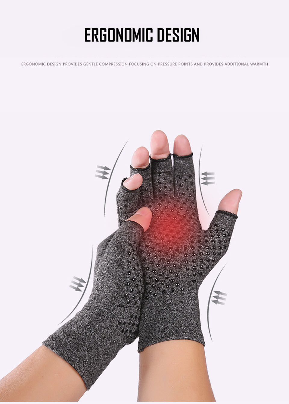 Miniatura: 1 Pair Anti-Arthritis Compression Gloves Help Increase Circulation Reducing Pain