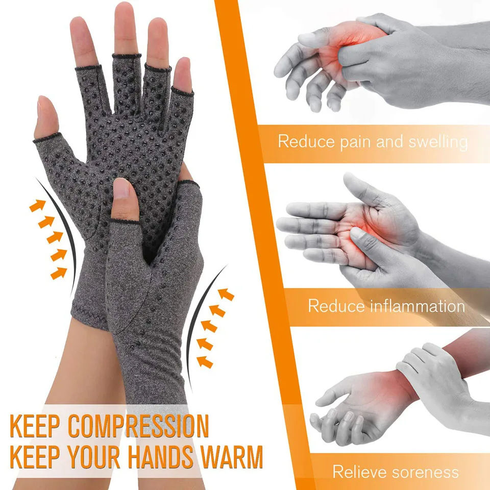 Miniatura: 1 Pair Anti-Arthritis Compression Gloves Help Increase Circulation Reducing Pain