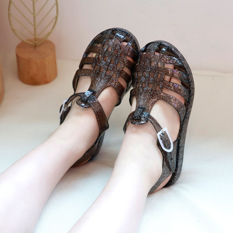 Miniatura: Summer New Sandal Princess Crystal Shoes Boy Girl Children Cave Shoe Kid Jelly G