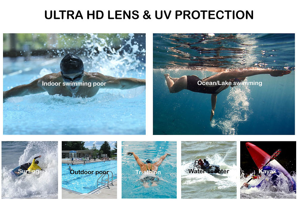 Miniatura: Adult Anti-Fog UV Protection Lens Men Women Swimming Goggles Waterproof Adjustab