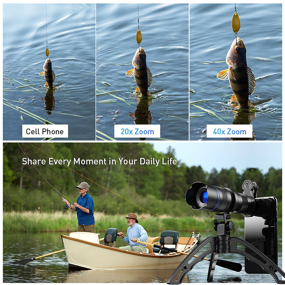 Miniatura: APEXEL Professional HD Telephoto Zoom Phone Lens 20-60X Powerful Monocular Teles